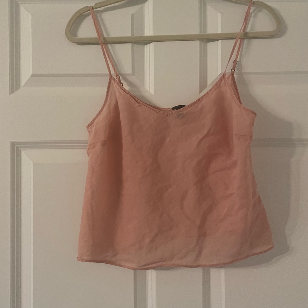 Rose Pink Light Cotton Cami Top S
